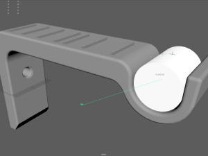 Curtain rod holder 3D Print Model