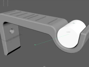 Curtain rod holder 3D Print Model
