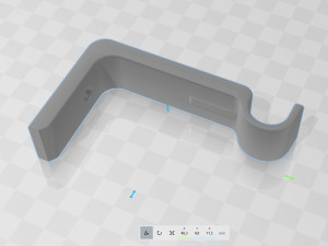 Curtain rod holder 3D Print Model
