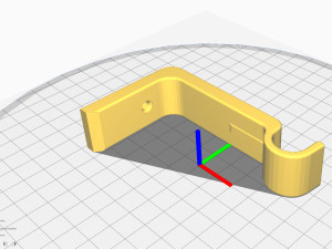 Curtain rod holder 3D Print Model