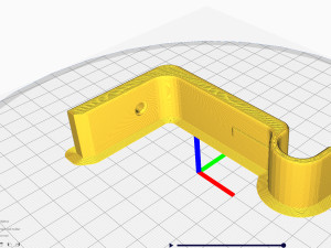 Curtain rod holder 3D Print Model