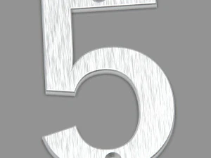 Numer 5 Model do druku 3D