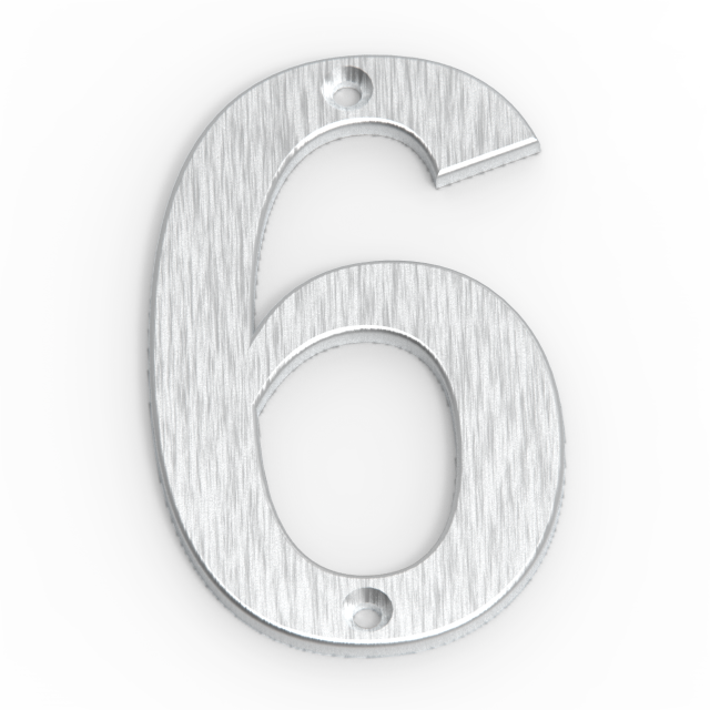 Number 6 Modelo de impresión 3D .c4d .max .obj .3ds .fbx .stl .blend 