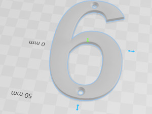 Number 6 Modelo de impresión 3D