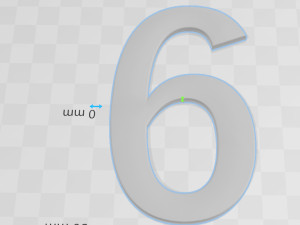 Number 6 Modelo de impresión 3D