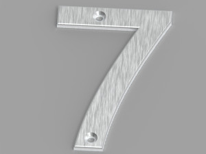 Number 7 3D Принт Модель
