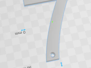 Number 7 3D Print Model