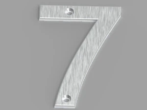 Number 7 3D Print Model