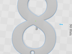Number 8 3D Принт Модель