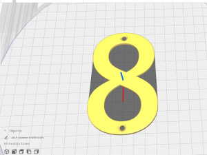 Number 8 3D Принт Модель