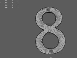 Number 8 3D Принт Модель
