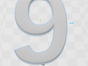 Number 9 3D Принт Модель