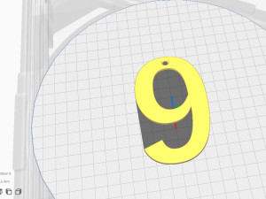 Number 9 3D Принт Модель