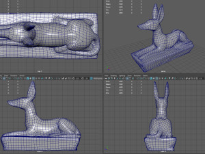 Anubis Dog Statue Modelo 3D