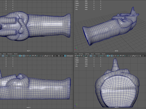 Anubis Sarcophagus 3D मॉडल