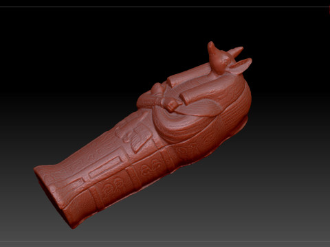 Anubis Sarcophagus 3D मॉडल