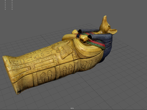 Anubis Sarcophagus 3D मॉडल