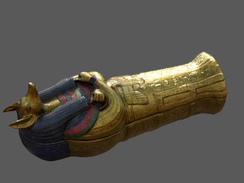 Anubis Sarcophagus 3D मॉडल