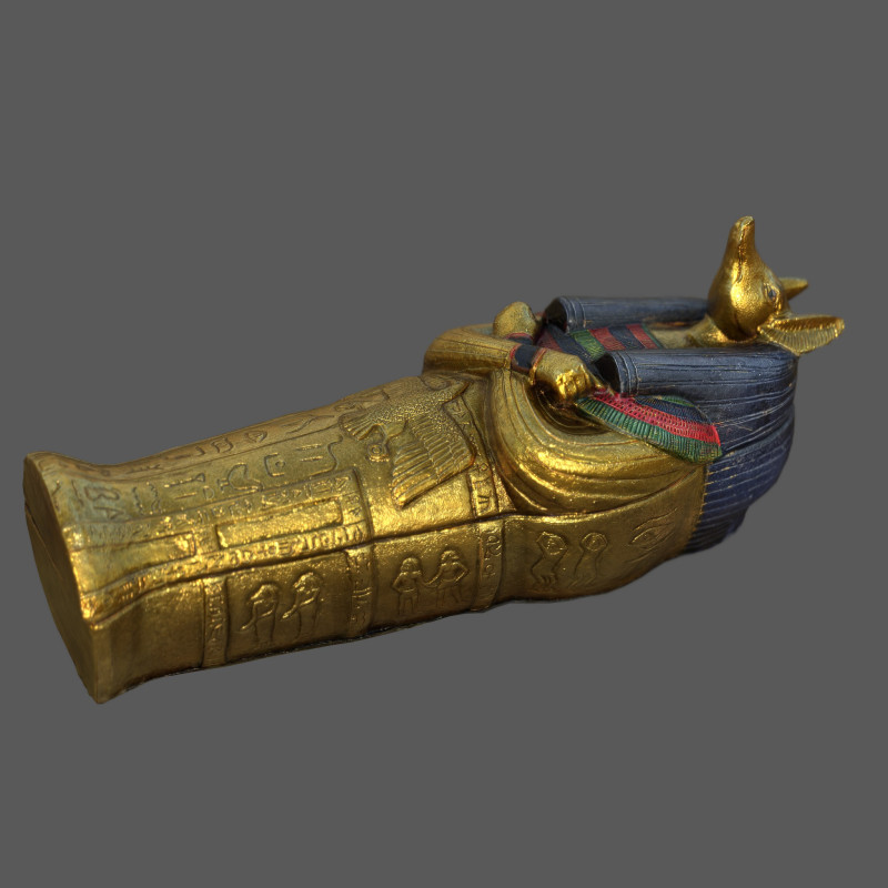 Anubis Sarcophagus 3D मॉडल .c4d .max .obj .3ds .fbx .stl .blend 