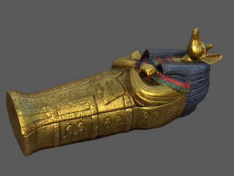 Anubis Sarcophagus Modelo 3D
