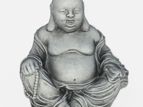 웃는 부처님 3D 모델