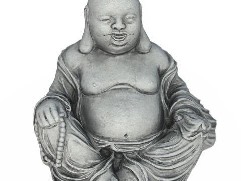 웃는 부처님 3D 모델
