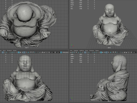 Smiling buddha Modelo 3D
