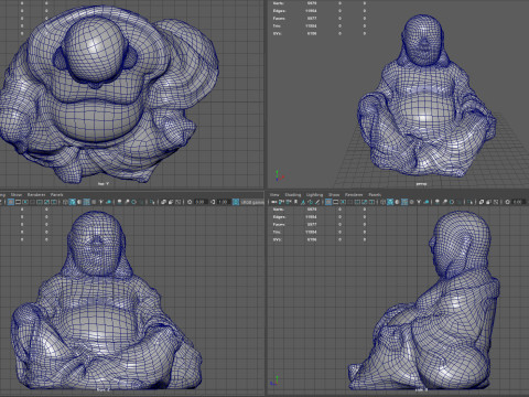 Smiling buddha Modelo 3D