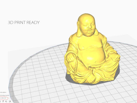 웃는 부처님 3D 모델