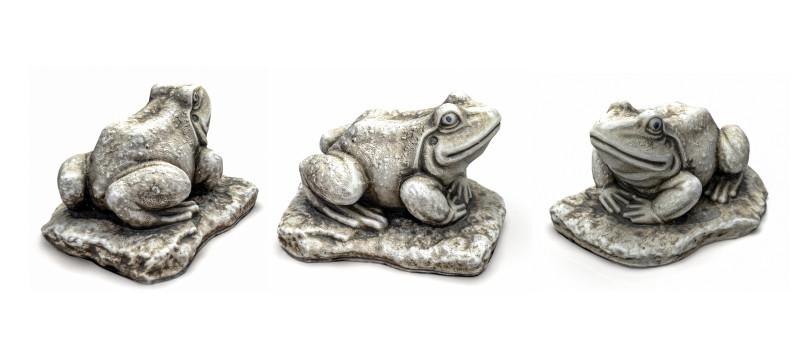 Stone toad for garden 3D Модель .c4d .max .obj .3ds .fbx .stl .blend 