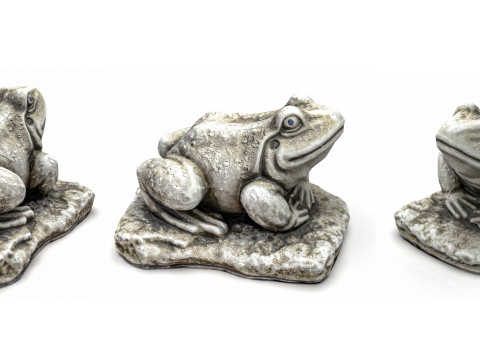 Stone toad for garden Modelo 3D