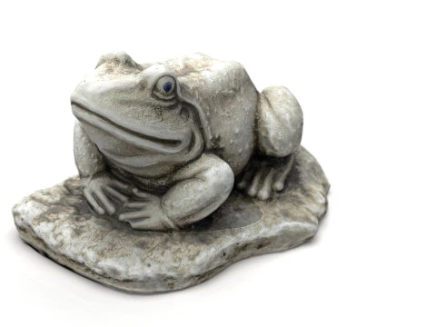 Stone toad for garden 3D Model