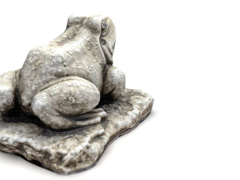 Stone toad for garden 3D Model