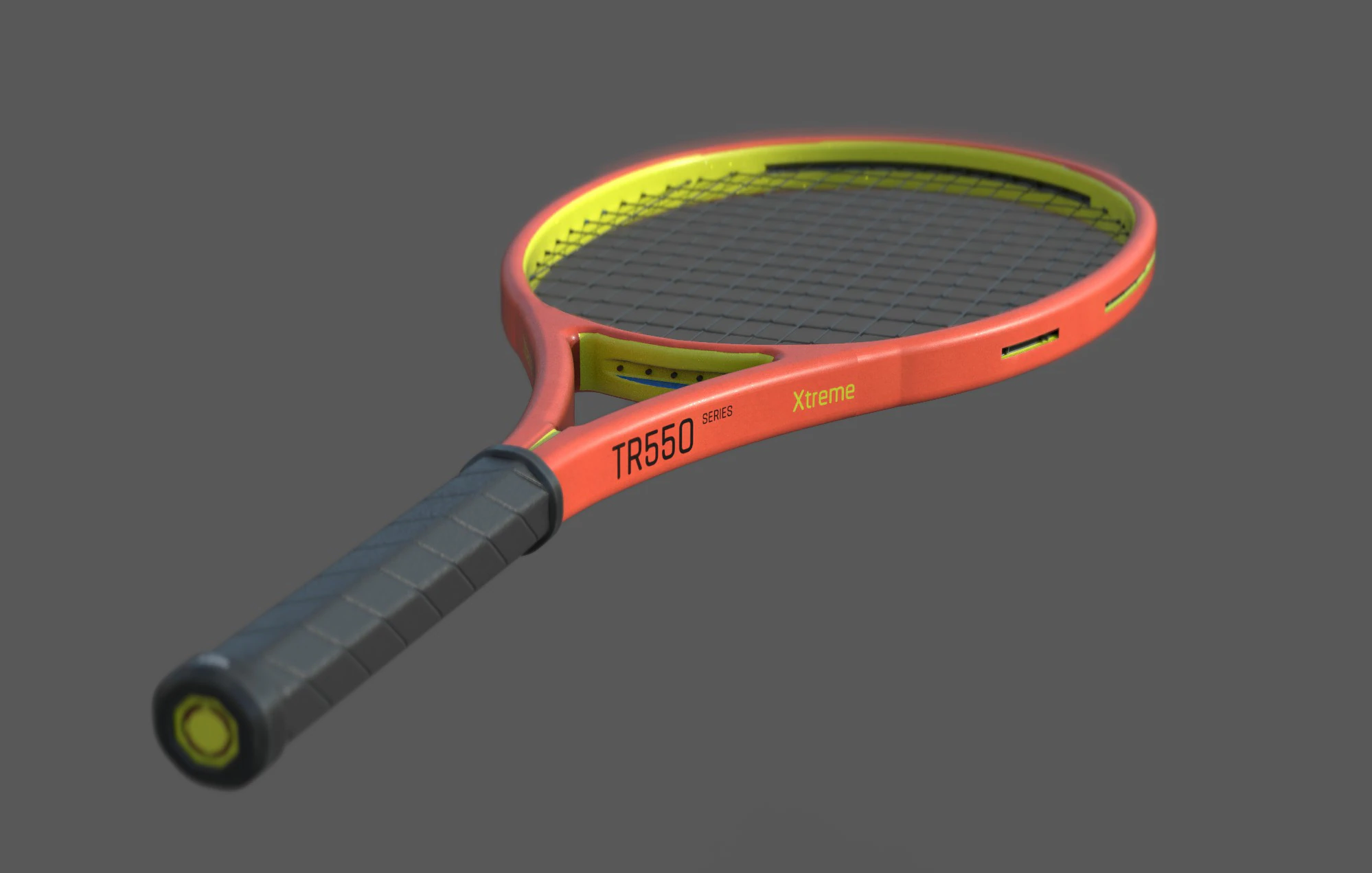 Tennis racket 3D Model .c4d .max .obj .3ds .fbx .stl .blend