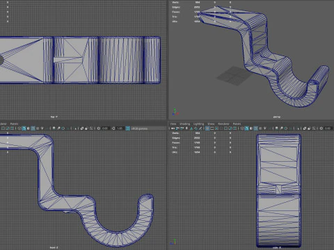 Ceiling Curtain rod holder 3D Print Model