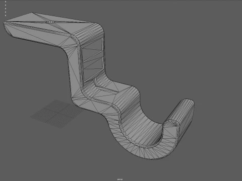 Ceiling Curtain rod holder 3D Print Model