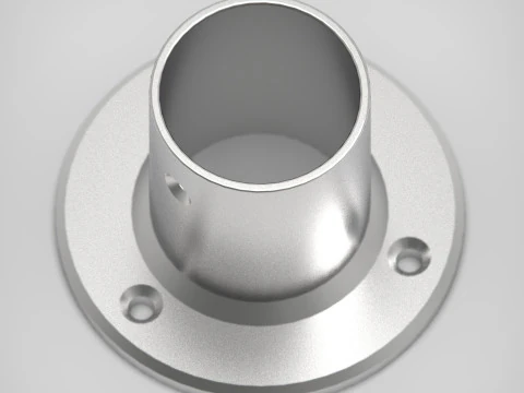 Soporte de montaje en pared para barra de armario Modelo de impresión 3D