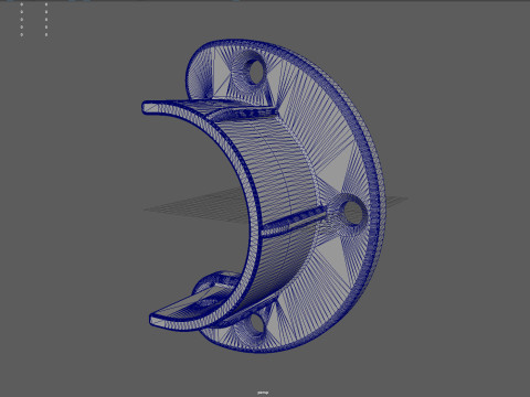 Closet rod support 3D print 3D Принт Модель
