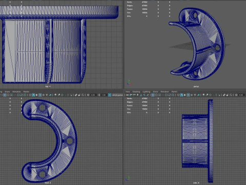 Closet rod support 3D print 3D Print Model