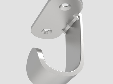 Ceiling Hook 3D Print Model