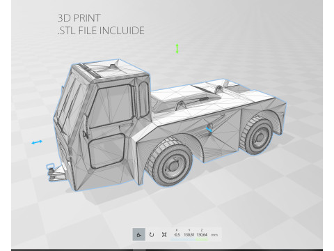 Airport vehicle 3D Model