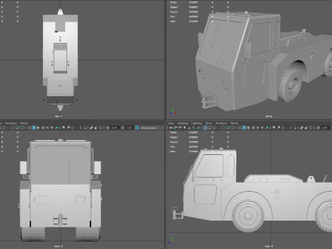 Airport vehicle 3D Model