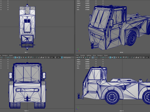 Airport vehicle 3D Model