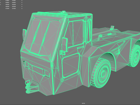 Airport vehicle 3D Model