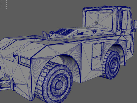 Airport vehicle 3D Model