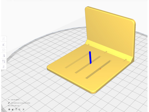 Bathroom Accessories Holder 3D Print Model