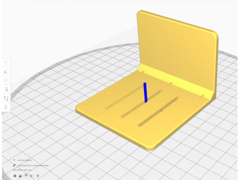Bathroom Accessories Holder 3D Print Model