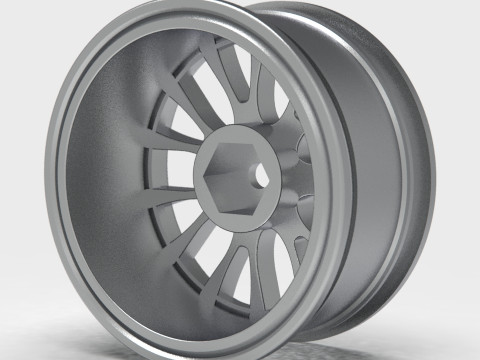 Precision-Engineered Wheel Rim - Instant Download Model Cetak 3D