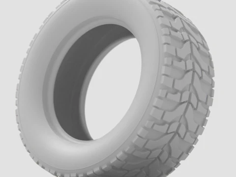 High Performance Off Road Tire 3D Print Model