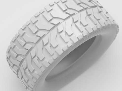 High Performance Off Road Tire 3D-printmodel